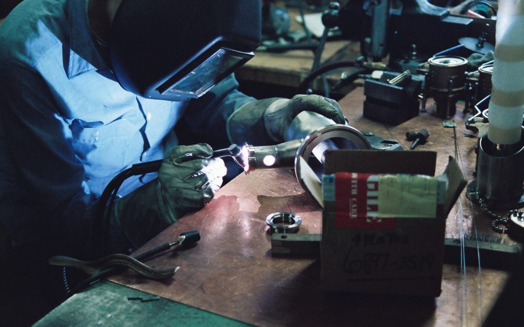 #TBT Welding Some KF Flanges to Vacuum Assembly in Late 90’s
