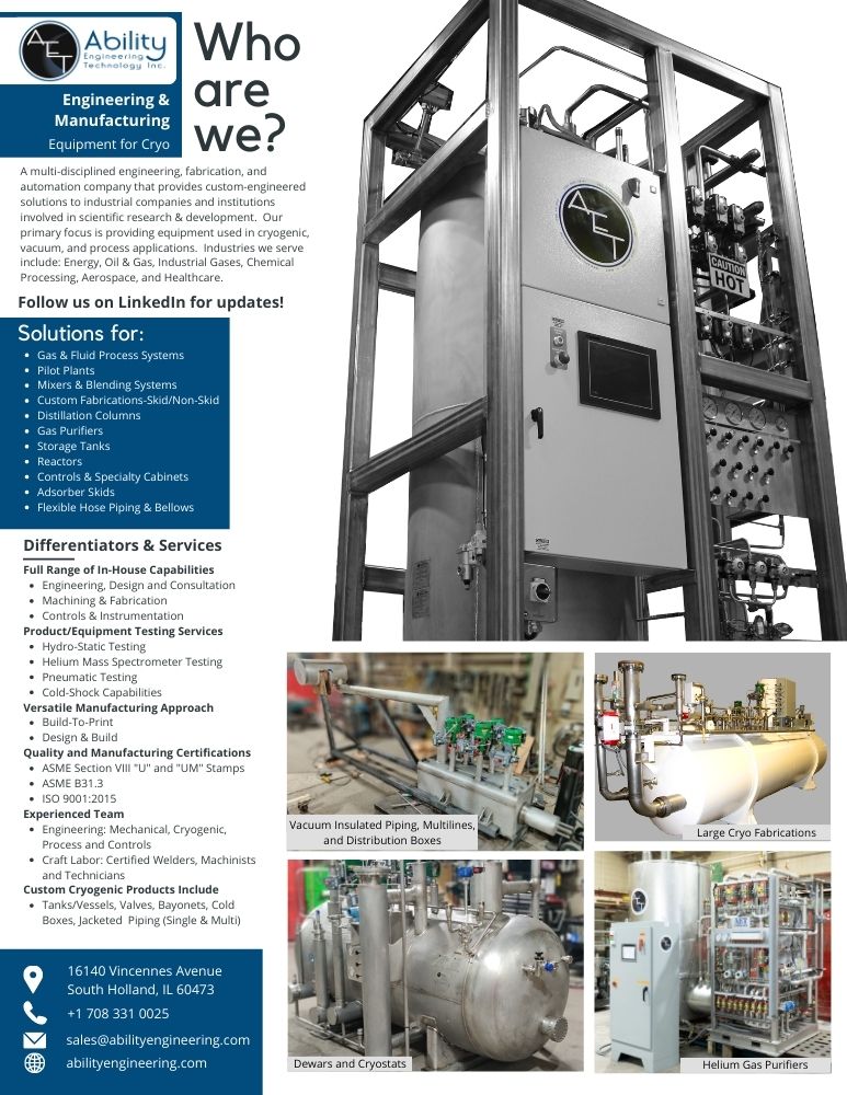 Cryogenic Equipment Brochure 2023